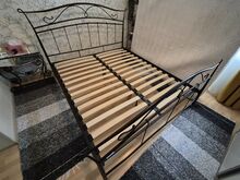 Кровать металлическая 185x210см + матрас + наматрасник