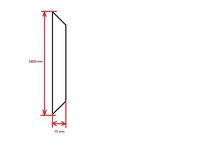 Окрашенные доски 22x75x1800, 210 шт.