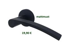 Ukselink must, mattmust