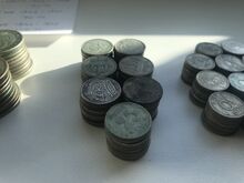 Шведские серебряные монеты 320 шт., 520 г серебра 999 пробы