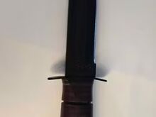 Originaal KA-BAR USMC nuga nahktupega