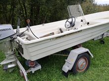 Mootorpaat Korento M 400,Honda15,treiler.