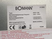 Микроволновая печь BOMANN