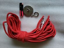 Поисковый магнит F60 (100-120кг) + верёвка 20м