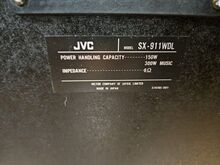 JVC SX-911 WDL 3-Way Loudspeaker System