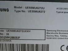 Samsung teler 55" UHD 4K Curved Smart TV MU627