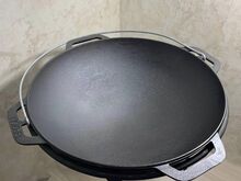 Казан чугунный 12 л с крышкой-сковородой гриль и т