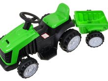 Laste elektriline traktor käruga