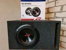 Alpine 10" R-type 2250W ja võimendi, pult, uus
