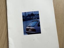 Bmw e30 touring brošüür