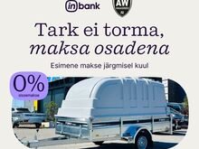 Tiki Treiler autohaagis 3x1.5 plastkaanega