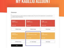 Годовой период просмотра пакета спутникового ТВ KABELIO