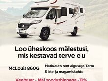 5-kohalise matkaauto McLoius rent (Tartus)