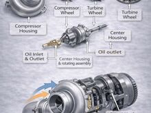 Запчасти для турбин Garett, Borg Warner, IHI, Mitsu