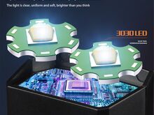 Jalgratta solar esituli, LED