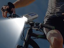 Jalgratta solar esituli, LED