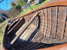 Историческая деревянная лодка (лаппая)