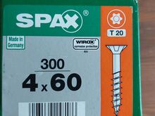Puidukruvid SPAX 4x60, WiroX, 300tk