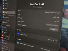 Apple MacBook Air 15” M2 / 8GB / 256GB – aku 100%