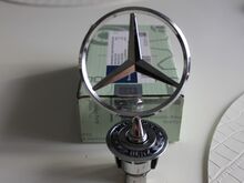 Mercedes kapotimärk, veljekapslid 75mm