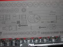 Padrunvõtmete komplekt Connex 580267-67