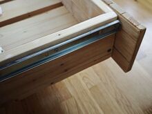Voodi 180x200 pesukastide ja kattemadratsiga