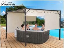 Varikatus pergola+küljed 3x3x2m