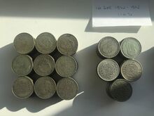 Шведские серебряные монеты 320 шт., 520 г серебра 999 пробы