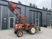 Väiketraktor Yanmar YM2210d laaduriga + frees