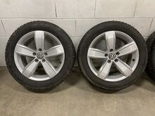 17" Volkswageni veljed 5x112 koos rehvidega