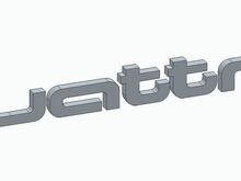 Audi 100 200 C3 Quattro embleem võre külge
