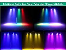 4x 36 LED PAR RGB DMX + IR-pult + KANDEKOTT