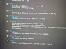ASUS TUF F17 144hz