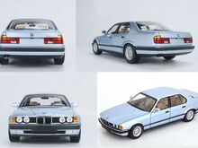 1/18 BMW 730I E32 – 1986 – LIGHT BLUE METALLIC