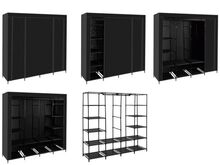 Uus! Tekstiilist riidekapp 170x170cm