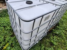 IBC mahuti 1000 L (toiduainetööstusest), puhas!