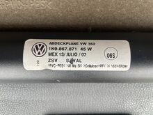 VW Golf 5 pagasiruumi ruloo, pagasikate