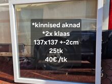 Kasutatud PVC aknad/ uksed