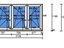 2120x1220 PVC, pos nr 26, saadaval 10tk