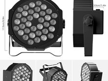 4x 36 LED PAR RGB DMX + IR-pult + KANDEKOTT