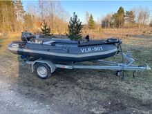Paat Bush Crab K-360 koos 10hp mootoriga