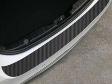 Car Rear Trunk Bumper Carbon FiberSticker 90cm*6,5