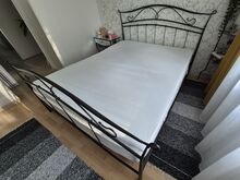 Кровать металлическая 185x210см + матрас + наматрасник