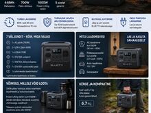 BLUETTI AC50B kaasaskantav akujaam – 448Wh | 700W