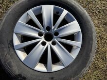VW 16" originaal valuveljed rehvidega