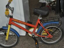 Laste jalgratas 14"rattad ja kiiver