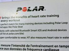 Polar H7 pulsivöö / pulsiandur / vööandur (BT)