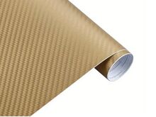 Carbon Fiber Vinyl 3D Carbon Gold, 30cmx127cm