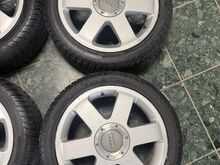 Литые диски R17 Audi Avus 5x100 с ламельными шинами