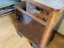Vintage Art Deco öökapp / väike kapp – 1930.–1940.